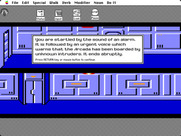 Space Quest: Chapter I - The Sarien Encounter for Macintosh - Game start.