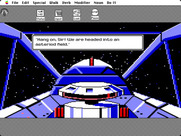 Space Quest: Chapter I - The Sarien Encounter for Macintosh - Asteroids ahead...