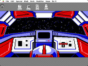 Space Quest: Chapter I - The Sarien Encounter for Macintosh - Inside the escape pod.