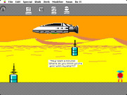 Space Quest: Chapter I - The Sarien Encounter for Macintosh - Leaving Kerona...