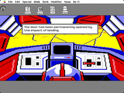 Space Quest: Chapter I - The Sarien Encounter for Macintosh - Survived a crash landing!