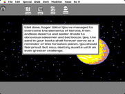 Space Quest: Chapter I - The Sarien Encounter for Macintosh - Well done, Roger! You made it this far!