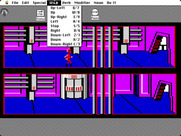 Space Quest: Chapter I - The Sarien Encounter for Macintosh - The Macintosh version of the game features additional pull-down menus.