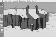 Space Quest: Chapter I - The Sarien Encounter for Macintosh - That's a mighty suspicious rock formation...