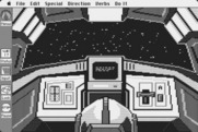 Space Quest: Chapter I - The Sarien Encounter for Macintosh - Inside the escape pod.