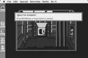 Space Quest: Chapter I - The Sarien Encounter for Macintosh - Zap! I was caught!