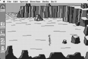 Space Quest: Chapter I - The Sarien Encounter for Macintosh - Let's see if there's anything over by these rocks...