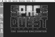 Space Quest: Chapter I - The Sarien Encounter for Macintosh - Title screen.