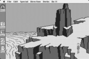 Space Quest: Chapter I - The Sarien Encounter for Macintosh - Heading back down the path...