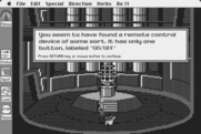 Space Quest: Chapter I - The Sarien Encounter for Macintosh - Found a remote control.