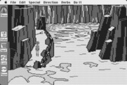 Space Quest: Chapter I - The Sarien Encounter for Macintosh - Heading up a path...