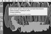 Space Quest: Chapter I - The Sarien Encounter for Macintosh - Frying the laser beams...
