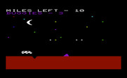 Cosmic Brewers for Commodore VIC-20 - Jumping over a crater...