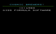 Cosmic Brewers for Commodore VIC-20 - Loading screen.