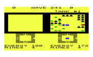 Ultimate Tank for Commodore VIC-20 - Single player game start.