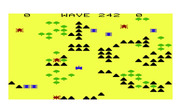 Ultimate Tank for Commodore VIC-20 - Here's the entire playfield shown when the game is over.