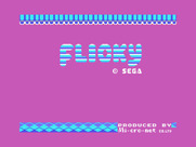 Flicky for MSX - Title screen.