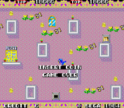 Flicky for Arcade - Game demo mode.