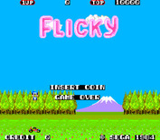 Flicky for Arcade - Game title completed!