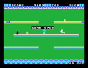 Flicky for Sega SG-1000 - Game over.