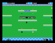 Flicky for Sega SG-1000 - Game start.