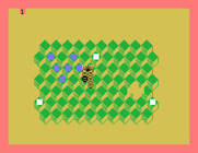 Slinky for TI-99/4A - The slinky needs to visit every cube...