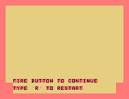 Slinky for TI-99/4A - Game over.
