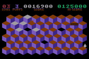 Slinky for Atari 8-bit - Level 3 start.
