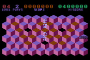 Slinky for Atari 8-bit - Game over.