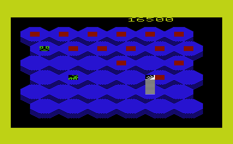 Slinky Commodore VIC-20 Screenshot: Introducing the ant...