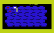 Slinky for Commodore VIC-20 - Game start.
