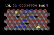 Slinky for Commodore 64 - Level almost completed!