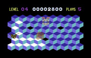 Slinky for Commodore 64 - Multiple opponents can appear at once.
