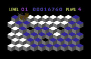 Slinky for Commodore 64 - The slinky is rusty so the oil can will carry it away...