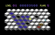 Slinky for Commodore 64 - Dusty and Ralph the raindrop appear...