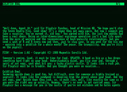 Fish for Amstrad PCW - Game introduction.