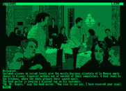 Corruption for Amstrad PCW - Stopping at the restaurant for dinner...