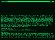 Corruption for Amstrad PCW - Game introduction.