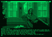 Corruption for Amstrad PCW - Stopping by Theresa's office...