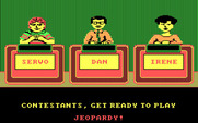 Jeopardy! New Sports Edition for IBM PC/Compatibles - Contestants, get ready to play Jeopardy!