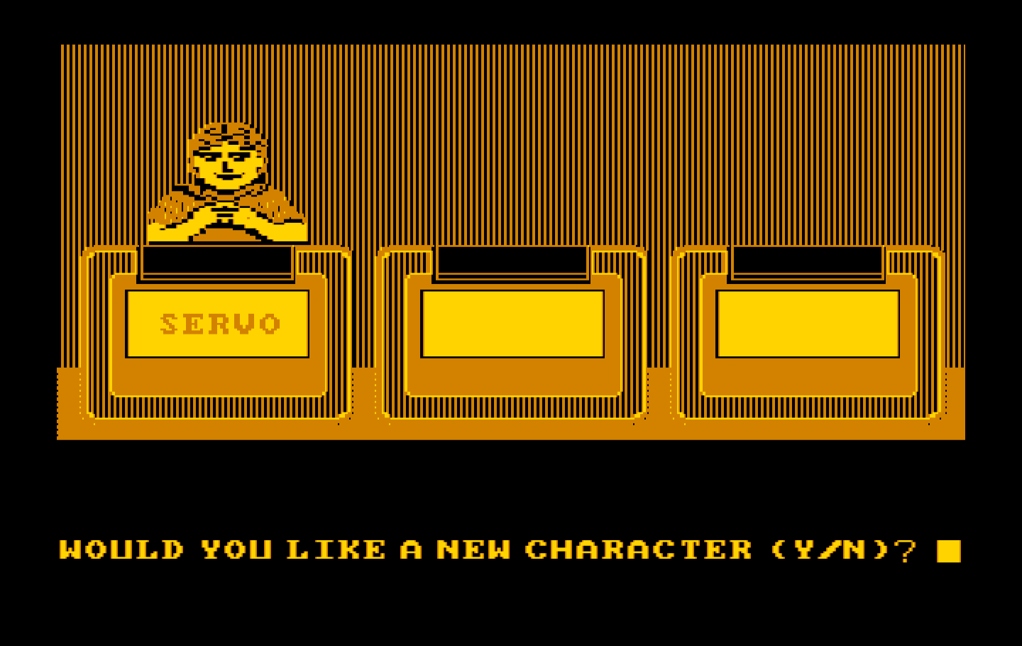 Jeopardy! New Sports Edition IBM PC/Compatibles Screenshot: Setting up the players.