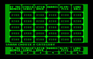Jeopardy! New Sports Edition for IBM PC/Compatibles - Some more categories.