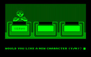 Jeopardy! New Sports Edition for IBM PC/Compatibles - Setting up the players.