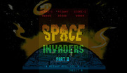 Deluxe Space Invaders for Arcade - Title screen.