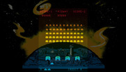 Deluxe Space Invaders for Arcade - Game start.