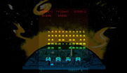 Deluxe Space Invaders for Arcade - On the second level some new challenges appear...like the aliens that split in half when shot.