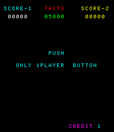Deluxe Space Invaders Arcade Screenshot: Ready to begin, player one?