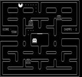 Chomp for Exidy Sorcerer - Only a few dots remain...