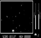 Astro Attacker for Exidy Sorcerer - Don't crash into incoming asteroids!
