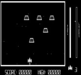 Astro Attacker for Exidy Sorcerer - The first opponents appear...